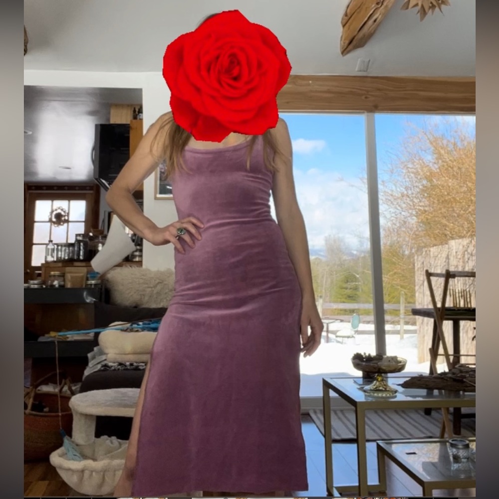 Threaded Intention Dusty Pink Dress